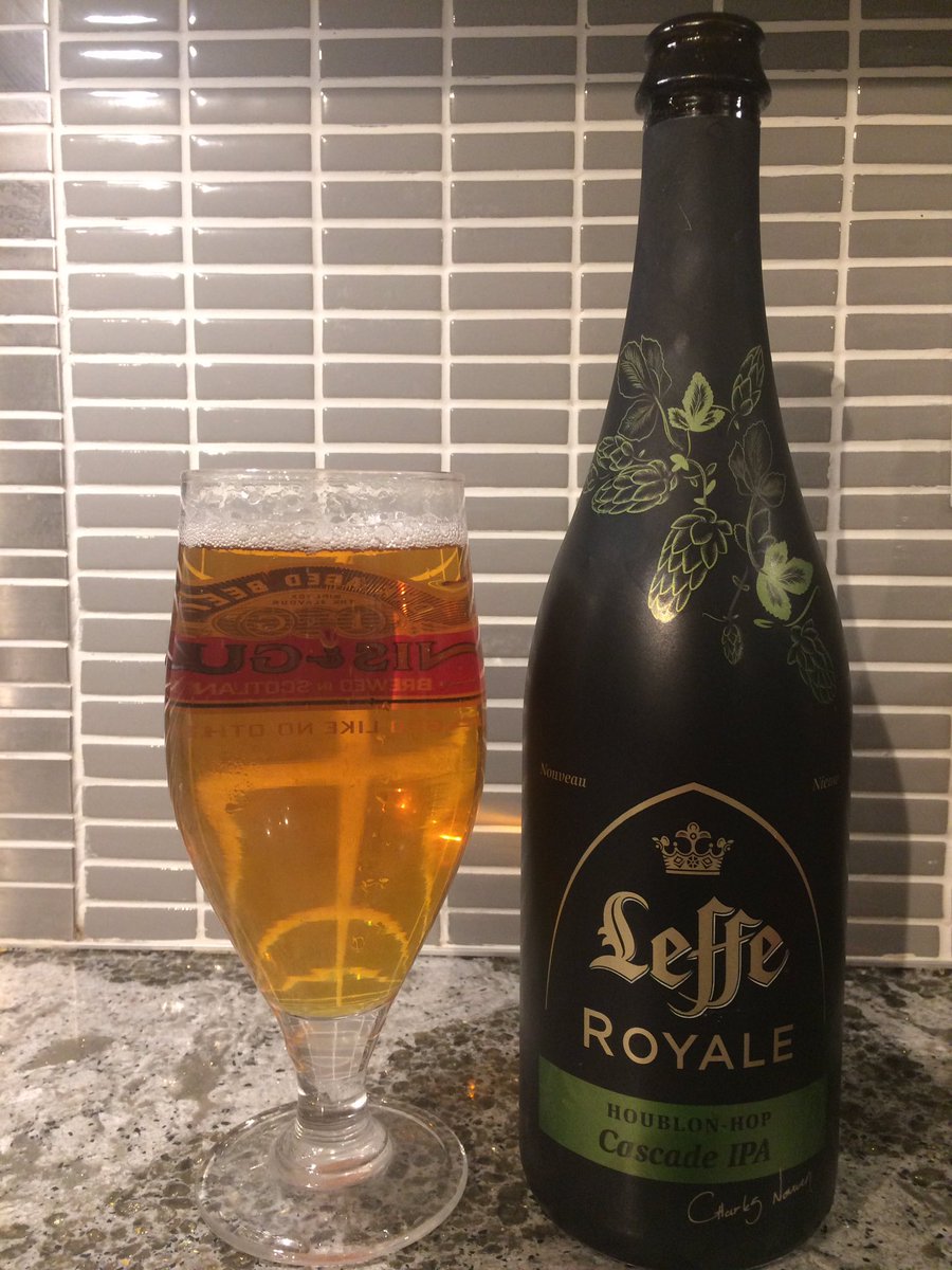 It's been a while since I've tweeted, but I picked this up in France and cracked it open tonight! #leffe #beer #sogood