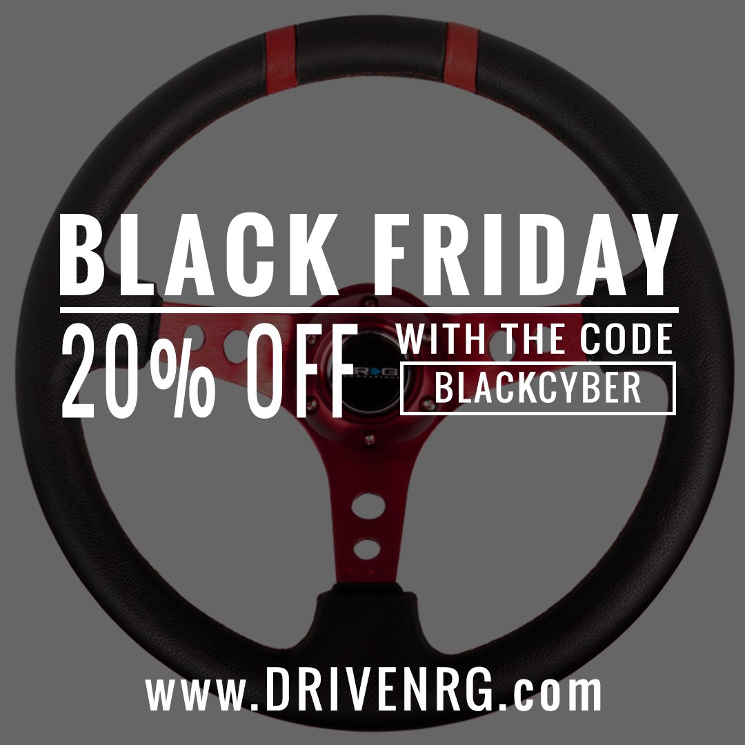 DriveNRG's tweet image. Happy Thanksgiving 🦃! Celebrate #BlackFriday with 20% OFF NRG Innovations products only at DriveNRG.com