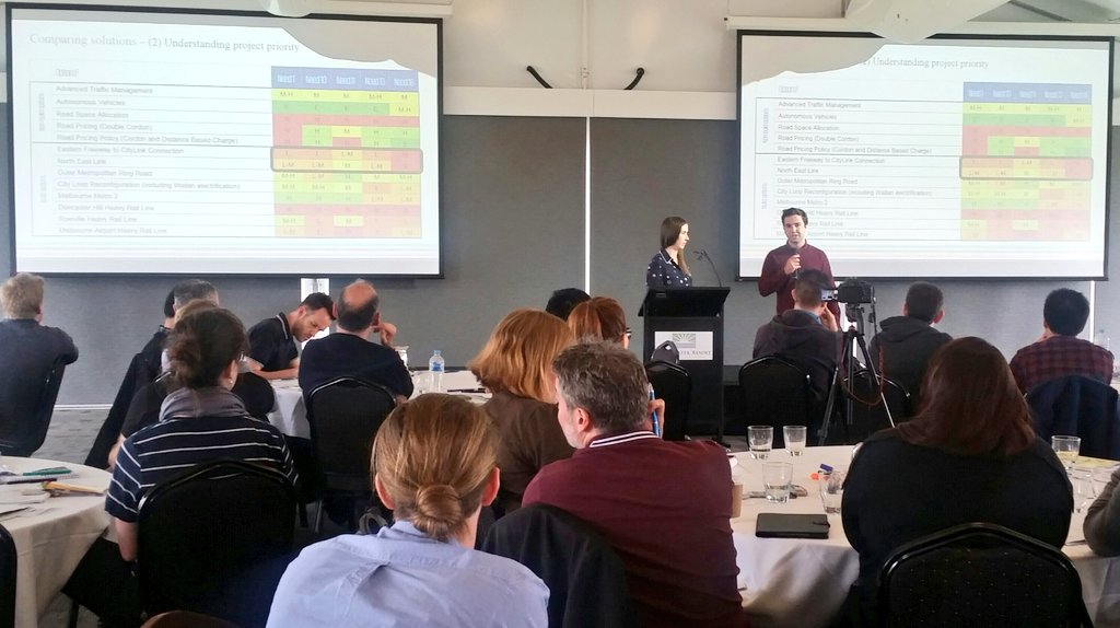 manny_lawrence's tweet photo. Model outputs to informed outcomes... better decisions #tpf2016 @lucympike @PlanningMel https://t.co/iFUTly8IgV