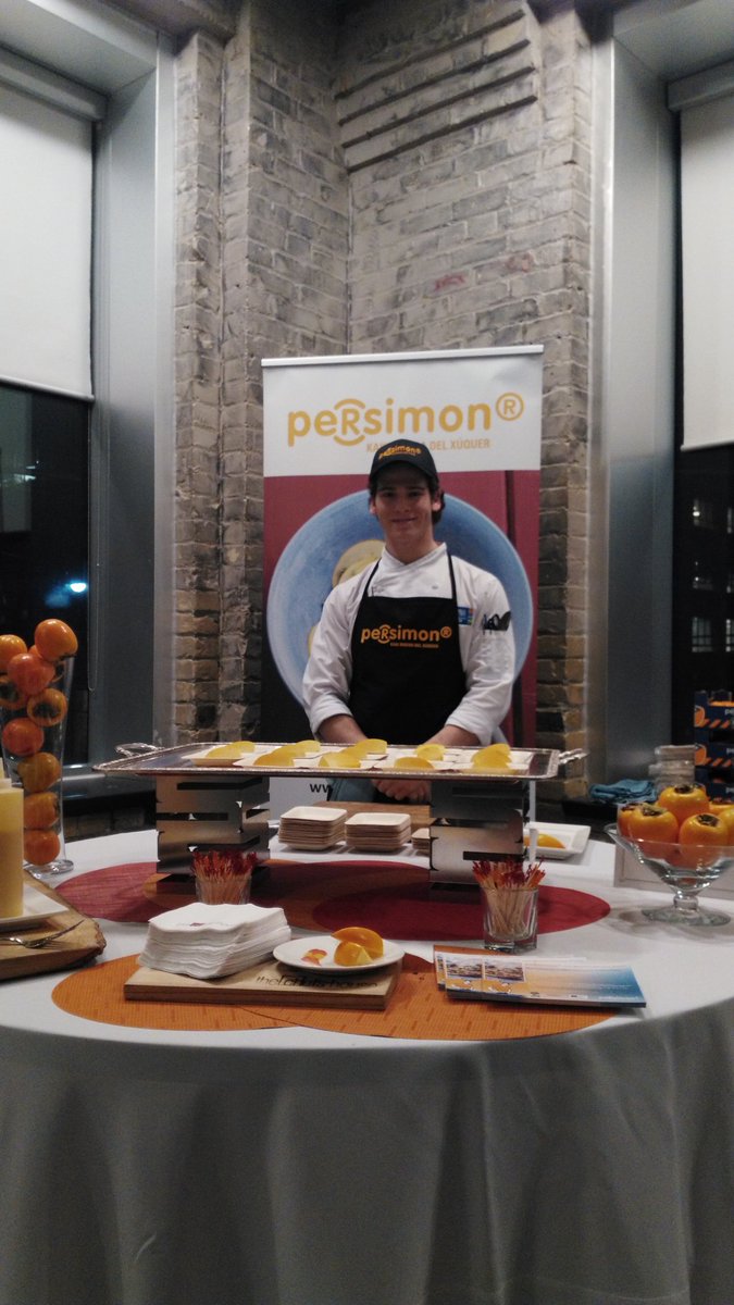 SpainFoodWineCA's tweet photo. The #SpanishCulinaryMkt just started! Don't forget to try our @PersimonSays #CCotW https://t.co/weUu1YZ7jl