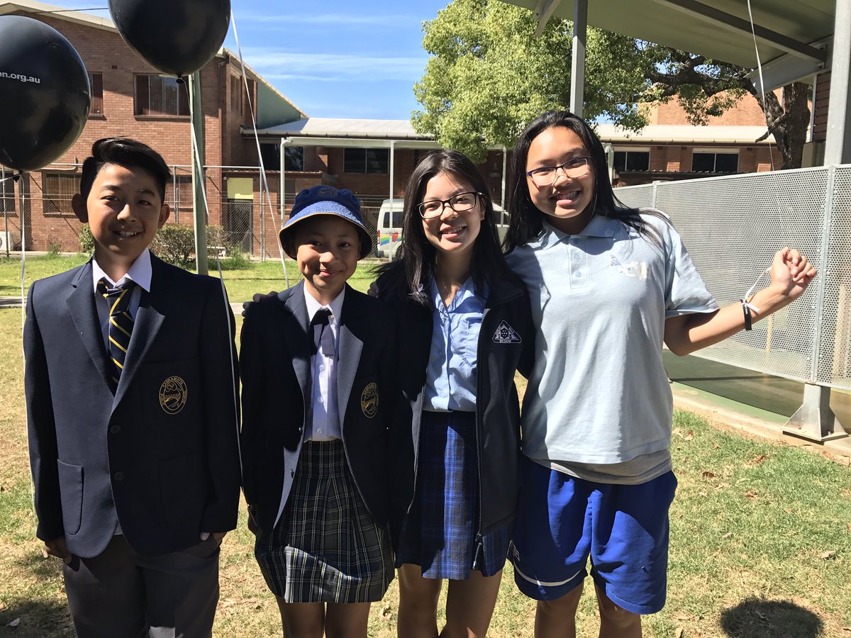 Students ready to march for White Ribbon Day <a href="/ScottsDavidson/">Scott s Davidson</a> <a href="/creagh_creagh/">Margaret Creagh</a> <a href="/CathyBrennan1/">Cathy Brennan</a>