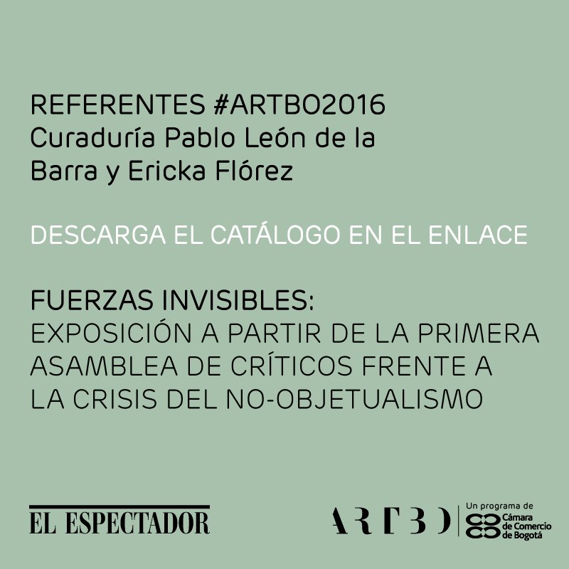 programaARTBO's tweet photo. Referentes #ARTBO2016 mostró obras de artistas que transformaron los formatos del arte latinoamericano. https://t.co/u2cQ1vPjht https://t.co/OnMNPD52XC