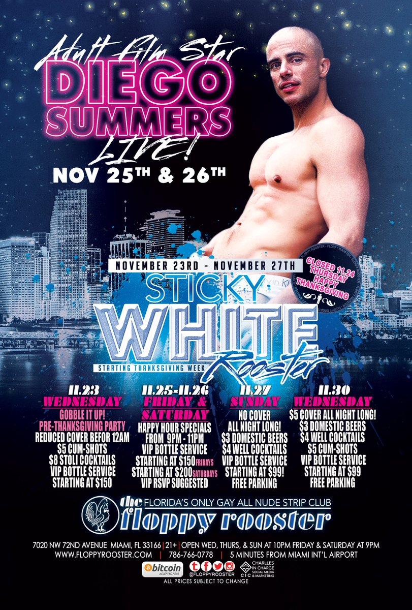 FloppyRooster's tweet photo. #Miami #AllNude #Gay #StripClub #MaleStrippers #NAKED #GayMiami #GayStripClub #PornStars #GayMen #FloppyRooster #ClosedTonight #Thanksgiving https://t.co/BY2CYEnMQx