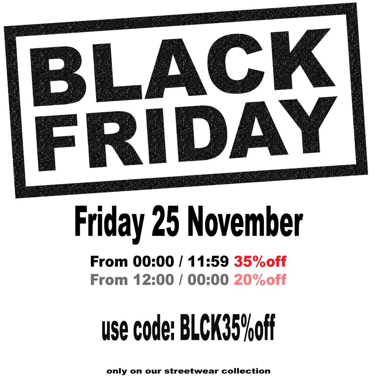 SupaStar_Offcl's tweet photo. Get 35% discount on all our streetwear collection..

go to our shop https://t.co/VlNyNADoX7 and the use code: BLCK35%off https://t.co/im4raX9Bru
