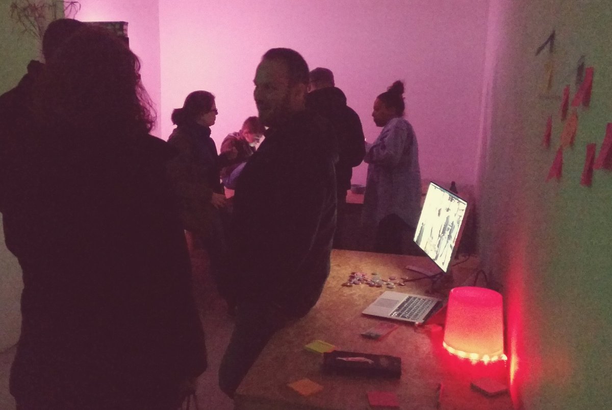 BerengereFally's tweet image. Finissage expo #Digitalfield de @LArtChetype, #startup alliant art et technologies pour le bien-être de l&apos;utilisateur. A suivre sur @NEST_up