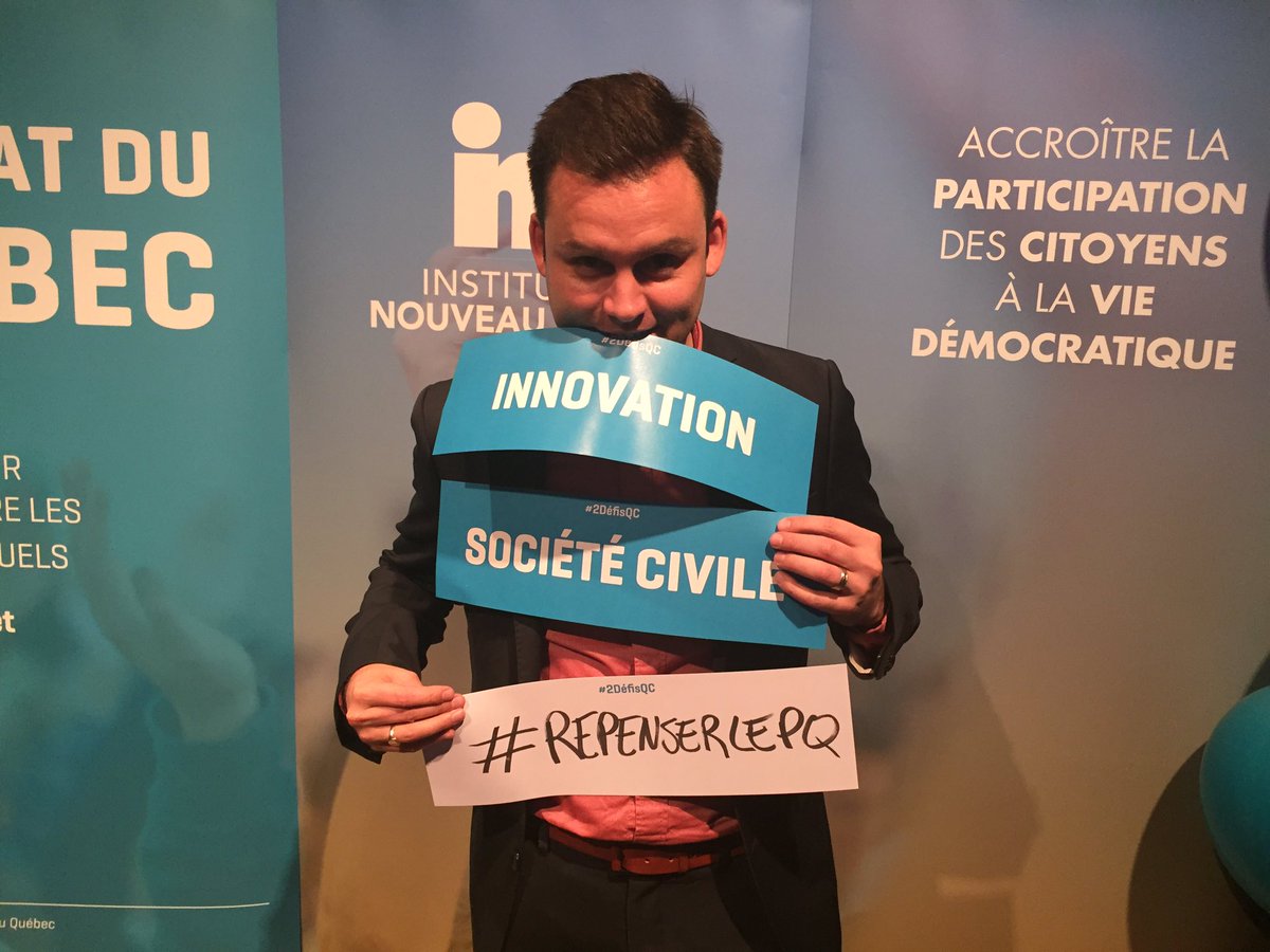 PaulPlamondon's tweet photo. 1. Innover 2. À l'écoute de la société civile 3. #repenserlePQ 👌🏻😉 #2DefisQC #EDQ2017 #polqc #PQ https://t.co/pYiNxII0Gg