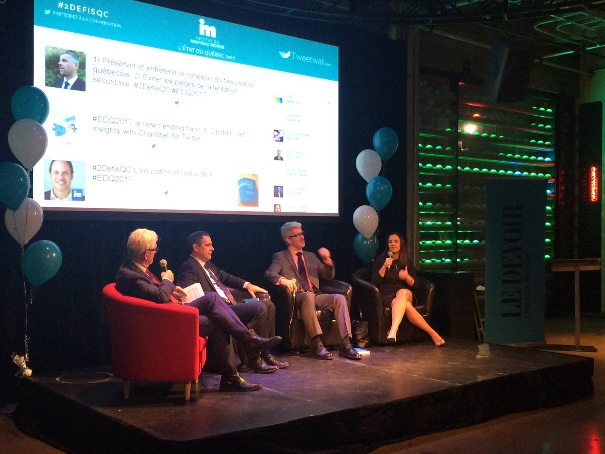 esplanadeQC's tweet photo. Lancement de #EDQ2017 ! @aussant va se prononcer sur #2DefisQC ! https://t.co/CyvJQ4OZFO