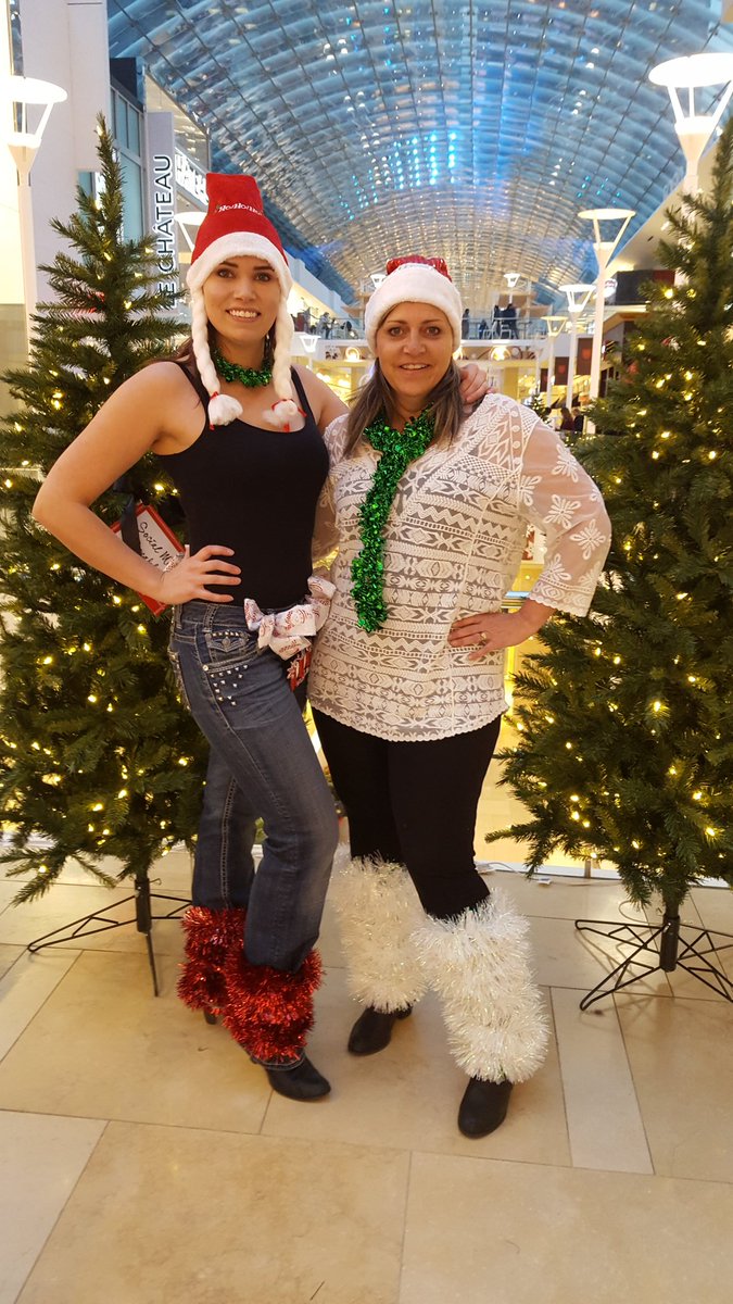 Decorating trees at the #FindChristmasDowntown . The tree will be delivered to a family in need! Love this city.  #yyc #iamdowntown
