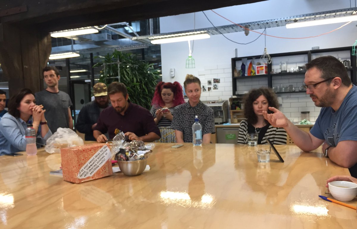 WeirdlyHub's tweet photo. Awesome to hear #startup war stories and lessons-learned from @cloudm_nz as they graduate from @GridAKL. #eachoneteachone https://t.co/1N1JgosZ5R