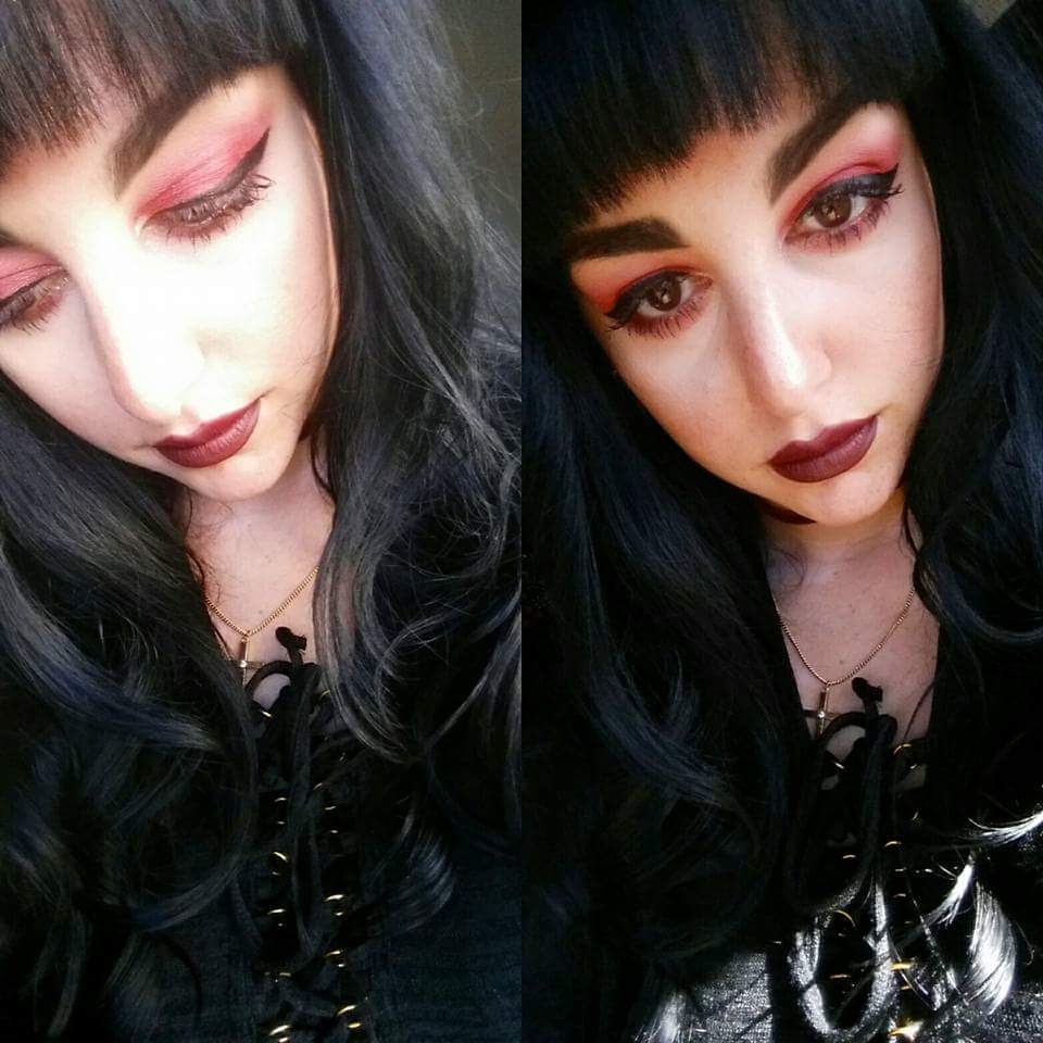 Mamooshii's tweet photo. #paradox #supershockshadow and #toolips by #colourpop on the lips. #mua #makeupartistry #makeup #glamour #fallmakeup #wingedliner https://t.co/ZMTmdRwmTI