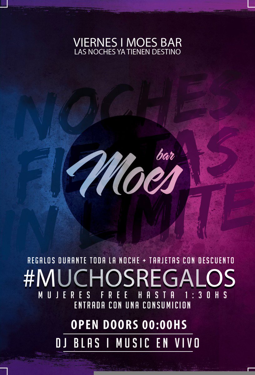 bum_oficial's tweet photo. Ya estamos a pasitos de otro finde a pura  fiesta ATENTAS LAS CHICAS QUE SON NUESTRAS INVITADAS vamos a estar regalando de todo VENIS??? https://t.co/qWrFPylRbC