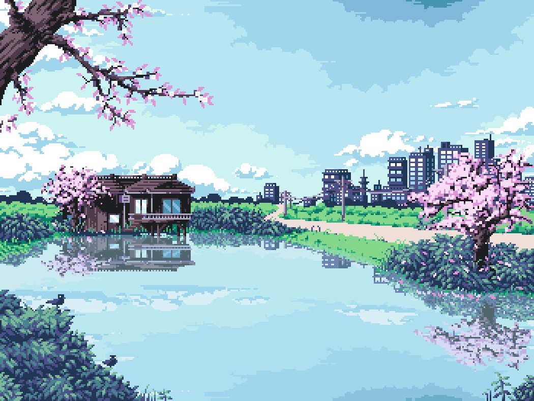Япония Pixel Art