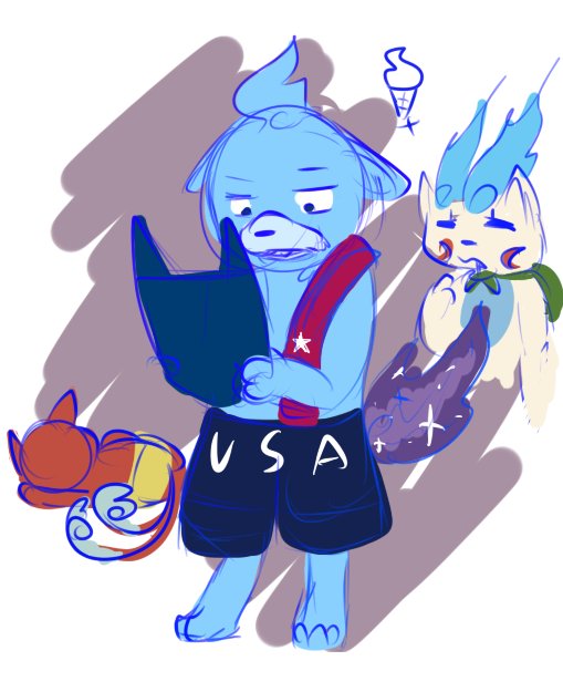 Inubashiji's tweet image. I really like the mascot trio, okay? #yokaiwatch #sketch