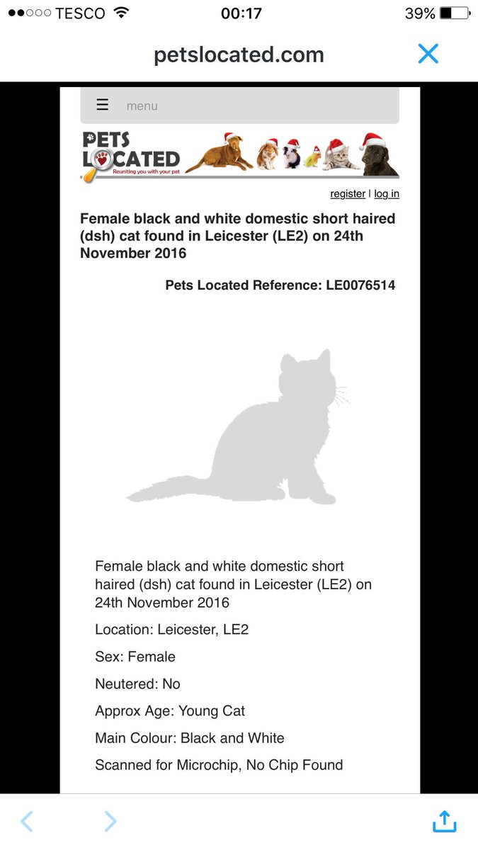 EssexCats's tweet photo. Pls RT #FindPeteysFriends #lost #cat #found in #leicester #LE2 #female #BW #notchipped @FindPeterPonce https://t.co/S39AtvYADs