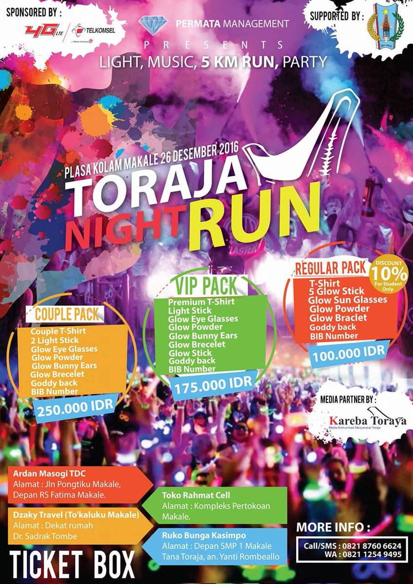 Toraja Night Run 2016