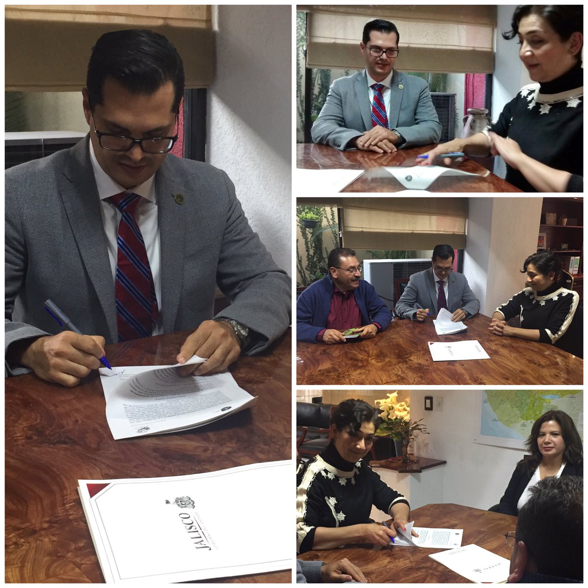 javierdealba4s's tweet photo. Hoy Firmamos acuerdo @SEMADET y Colegio de Biologos @Cobiamjal para impulsar el Medio Ambiente y su  Sustentabilidad en todo Jalisco🌱☁️💧🐾 https://t.co/X17FiGGTzd