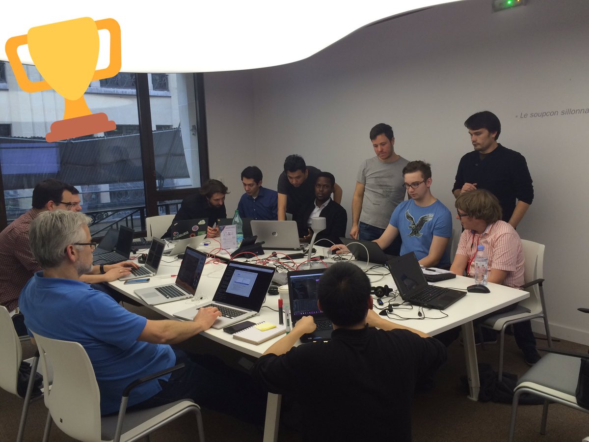 CKDelh's tweet photo. #AXADevAcademy and also... Now, they are craftmen 😀👍! @CedricRup @Kiri_Kiri_Kirii @pascokeman001 @cyriux https://t.co/hlg11eg0vw