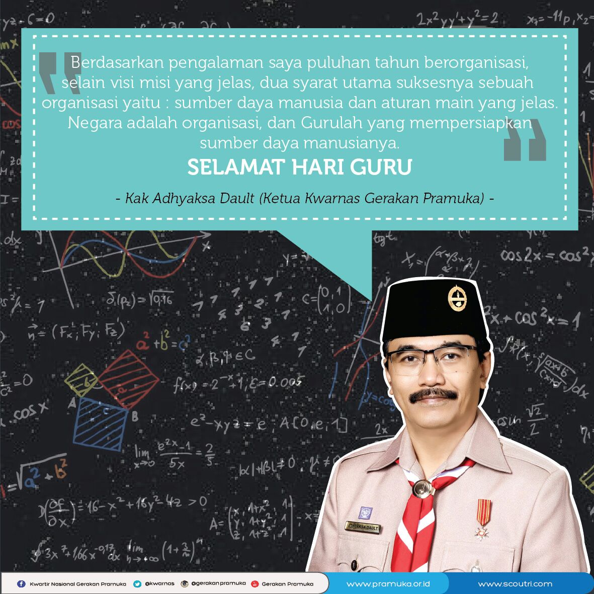 AdhyDault's tweet photo. Selamat Hari Guru
#TerimakasihGuru #AyoHormatiGuru #GerakanPramuka #GurukuPahlawanku https://t.co/arVI0JaWWG