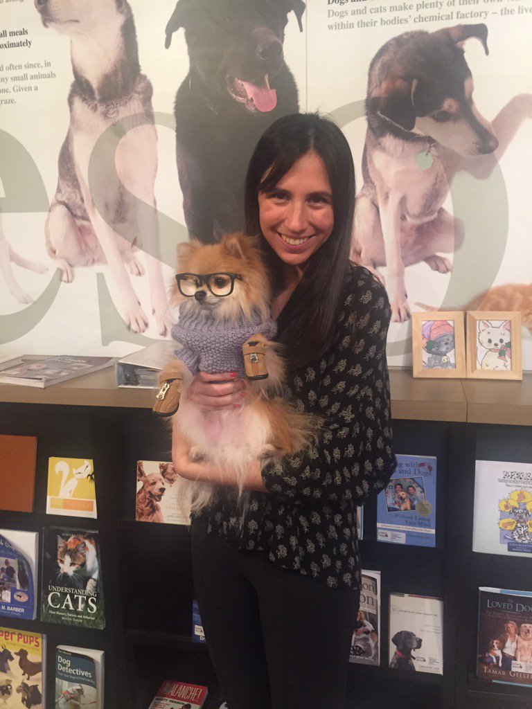 brooketara's tweet photo. Hanging out with my new BFF @pompomchewy @PawsWay #swym2016 https://t.co/pYAH9GLZkJ