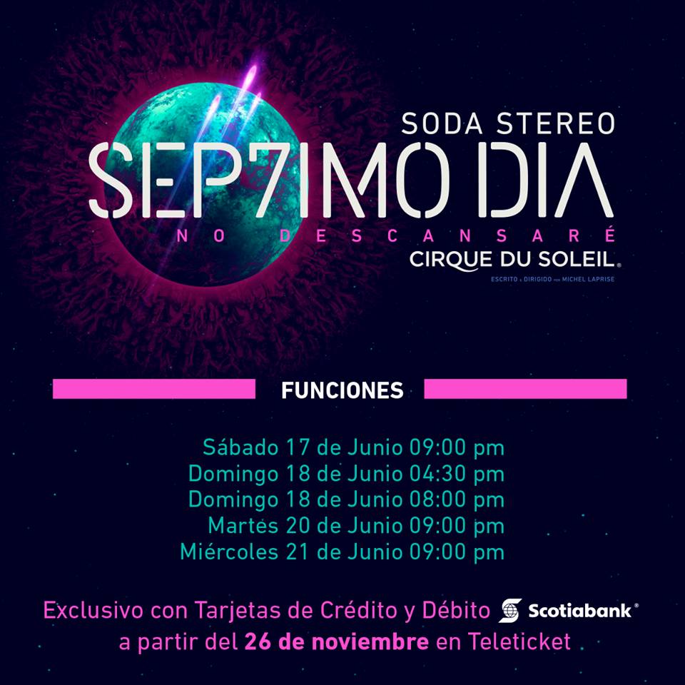 Este sábado 26 de noviembre empieza la preventa!!!