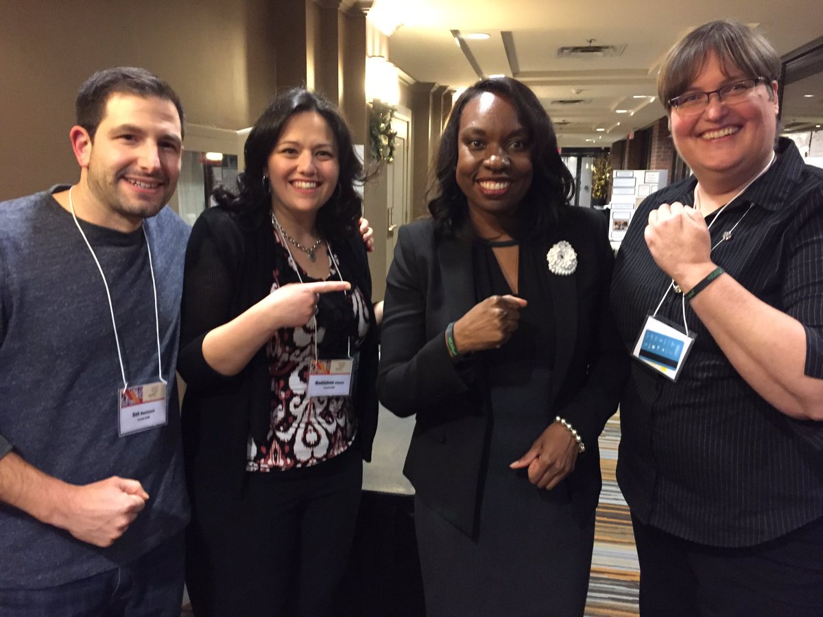 This just happened! Minister @MitzieHunter embraces #ICANyet and #TLLP2016