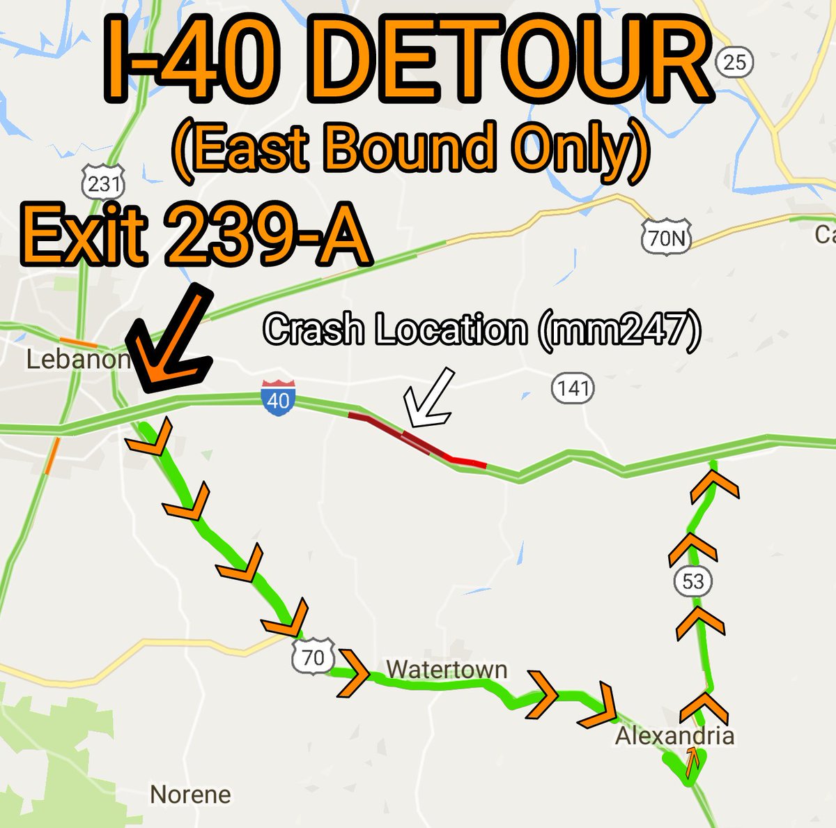 Interstate Maps With Mile Markers