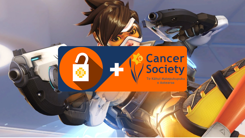 Snowypadre's tweet photo. #UpgradeUnlocked ALERT! I'm rocking #Overwatch with viewers & @Vivadirt - come and help me raise funds for @CancerSocNZ https://t.co/IKKUpY6Pg0
