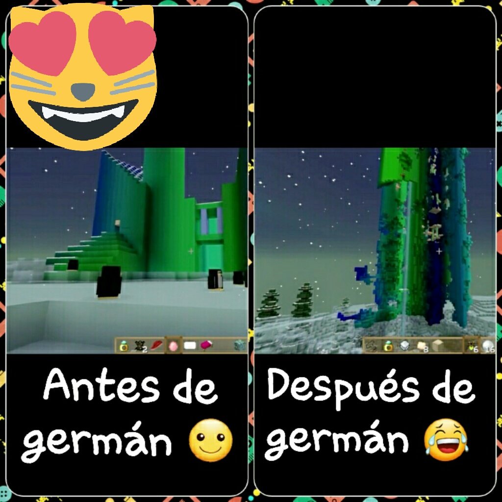 KarlaJohanaMar1's tweet photo. @lenaychantelle y @GermanGarmendia son los mejores😄😄😄🐱🌴🌴 #mascotasilla #mascotainodoro #panicorto los amo 💚💜💕😍😍😙😙🐱🌴🌴🌴 https://t.co/1YV1RXtrzx