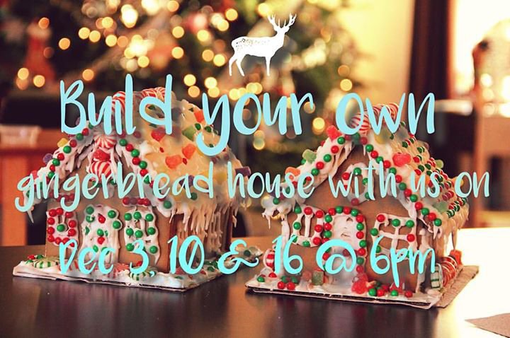 #gingerbread 
Ginger bread kids competition 
SIGN UP your child$20.00
Dates: Dec 03, Dec 10 and Dec 16
Time: 6:00 pm