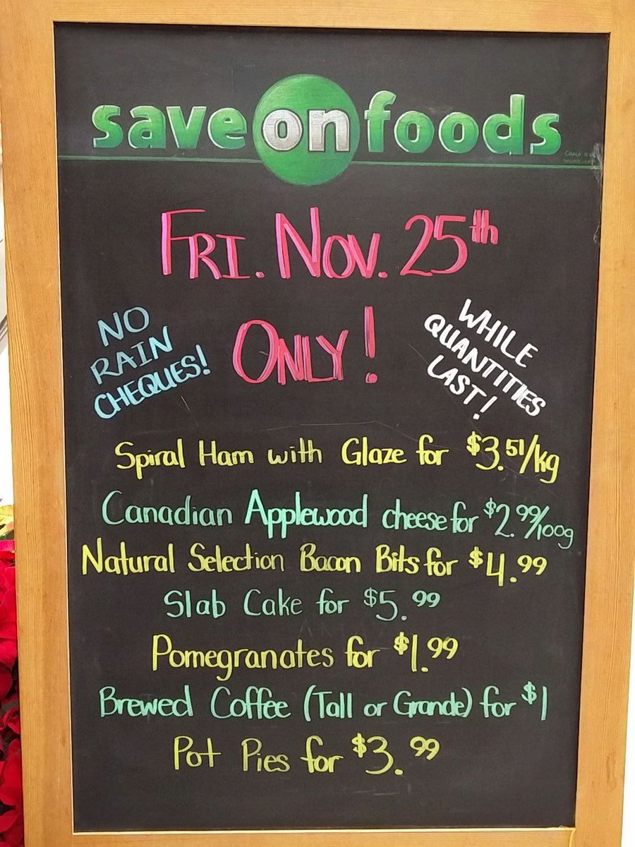 Black Friday shopping? We've got that too! #NorthVan #capilano
