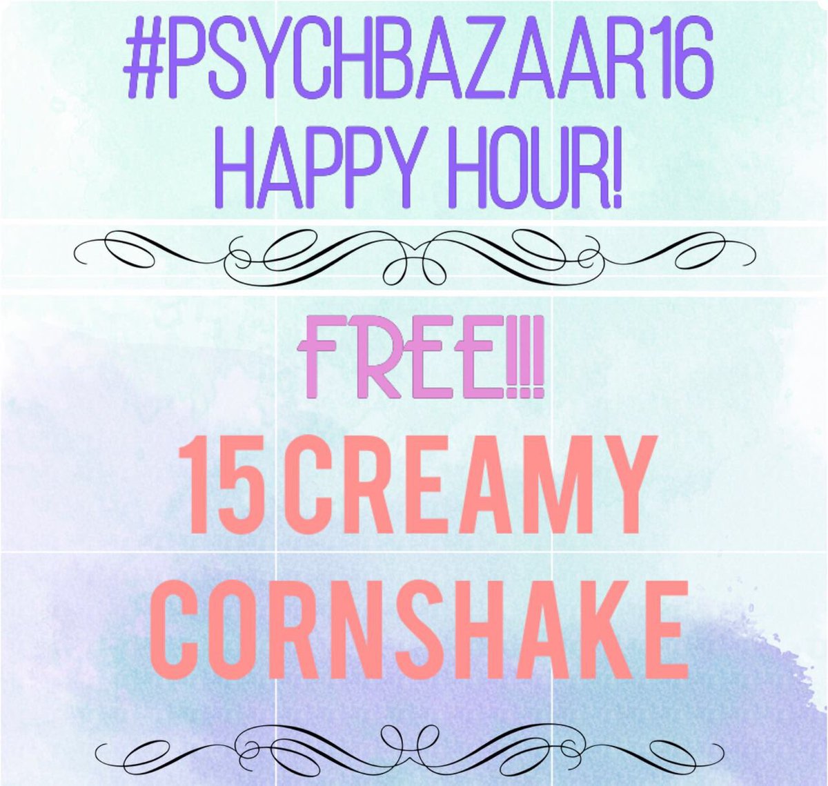 psychbazaar16's tweet photo. BIAR BETUL PSCYH BAZAAR NI! Nak meniaga ke nak bagi barang FREE! Ada lagi FREE 20 Creamy Shake Corn? Ya Auloh! Apa benda tu? ha! HS SQUARE! https://t.co/1VbgXtPpZG