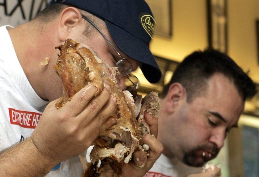 bigthink's tweet photo. What Causes the "Food Coma" After Thanksgiving Dinner? It's Not the Tryptophan in Turkey. https://t.co/WyFDkYDOW8 https://t.co/NpQtqgCn5B