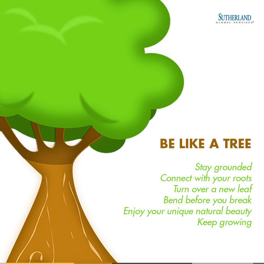 sutherlandPH's tweet photo. Be like a tree! #BeYouJoinUs https://t.co/mUVfS8OGv2