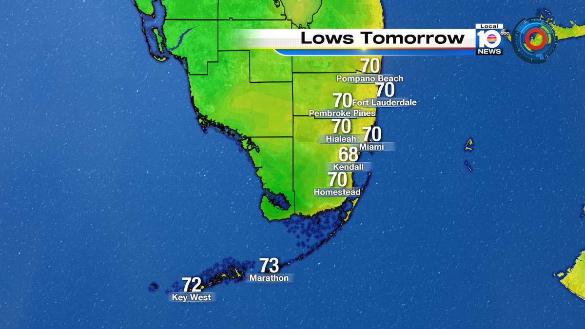Here are the overnight lows from @TrentAricTV  for all you shoppers heading out for Black Friday https://t.co/By1MCAPMof