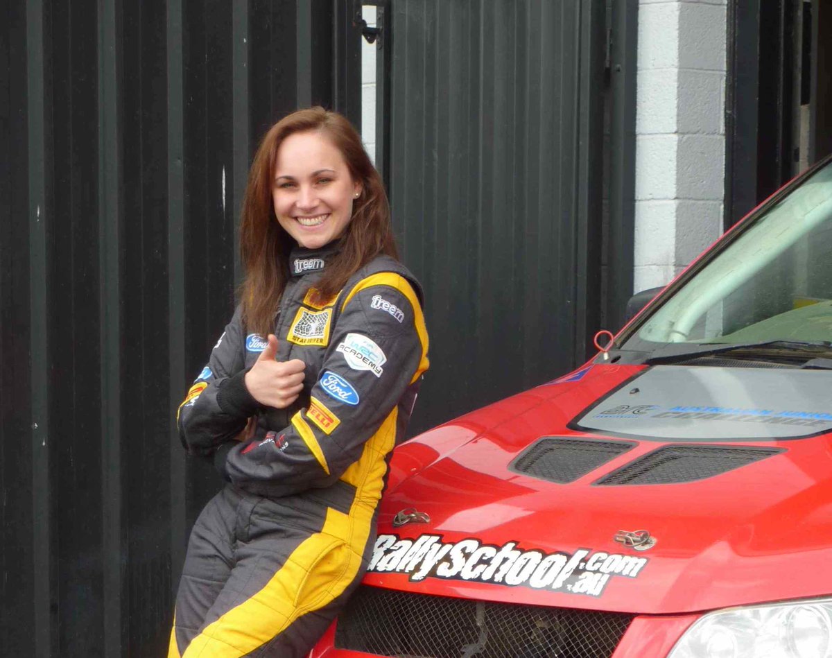 theprojecttv's tweet photo. Tonight we chat with Molly Taylor, the first female driver to win the Australian Rally Championship! #TheProjectTV https://t.co/hdmFjlBNlP