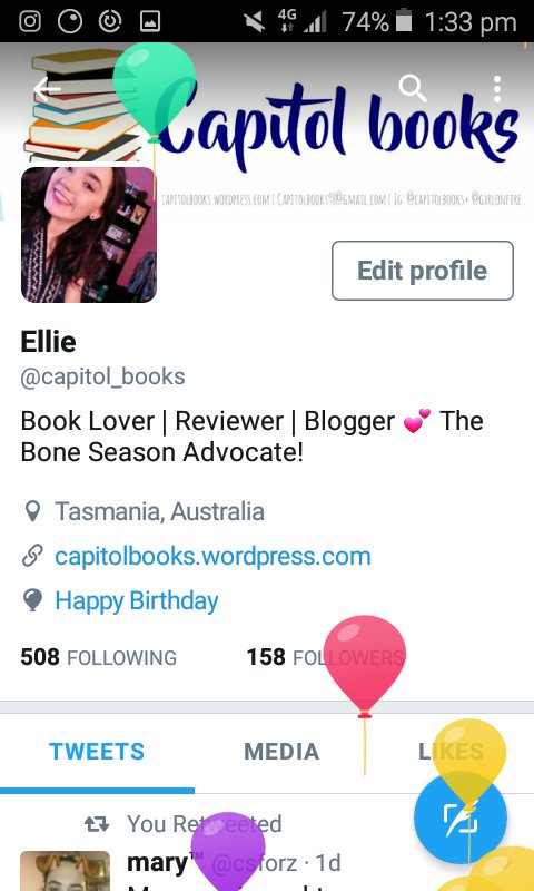 capitol_books's tweet photo. Aww thank you for the happy birthday twitter 😊 https://t.co/hmGk3bjVdK