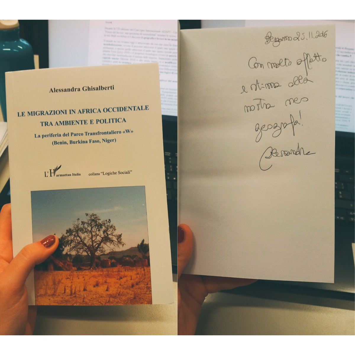 keti_aliaj's tweet photo. Grazie prof. Alessandra Ghisalberti per il regalo!!! #phdlife #DiathesisLab #PhD_AA https://t.co/PZEqUR9ppd