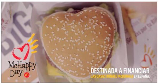 CasaRonaldMLG's tweet photo. ¡Hoy es el gran día! ¡Hoy es #McHappyDay !
Toma tu Big Mac y ayuda a crear "un hogar fuera del hogar"
Y ¡mándanos tu foto! Haremos RT https://t.co/NhXAZvmuuU