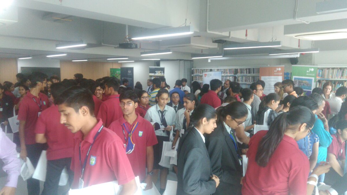 inBritish's tweet photo. RT @inBritish: We're excited to have over 100 students joining us for the #StudyUKEX2016 in #Ahmedabad today! https://t.co/5yDP759XLN