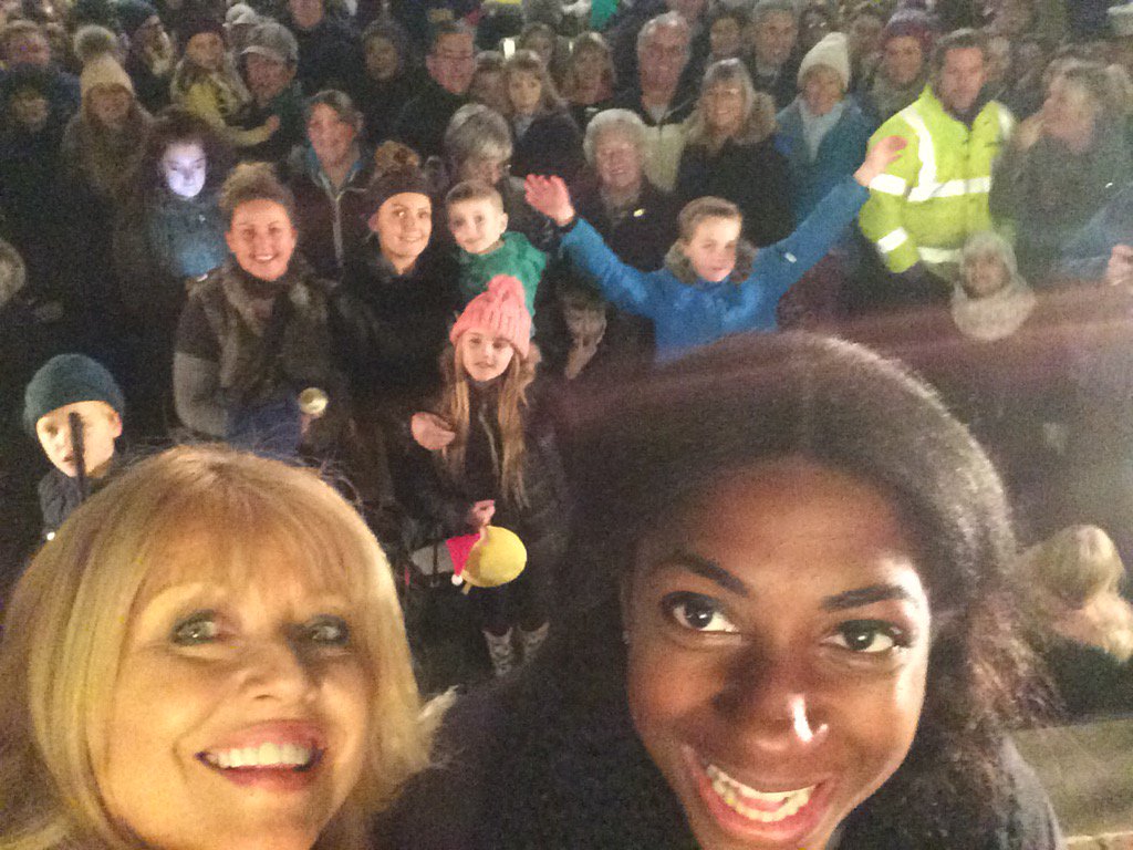 Selfie! <a href="/kad_c/">Kadeena Cox OBE</a> <a href="/WethXmasLights/">Wetherby Xmas Lights</a>