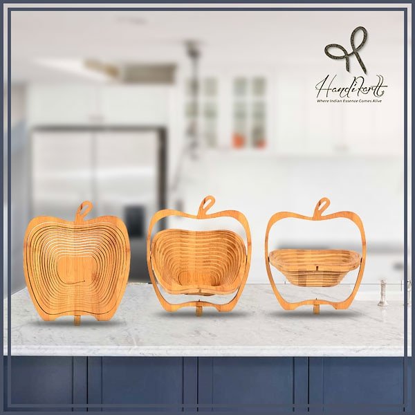 HandiKart_India's tweet image. #Designfor #Kitchen store foods items in #AppleBasketStand! See more products in exclusive range by #Artisans at handikart.co.in/home-decor/kit…