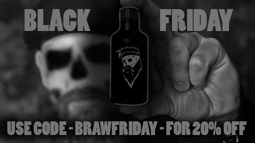 brawbeardstyle's tweet photo. Black Friday is here!

Enjoy 20% off everything with code - brawfriday - at https://t.co/p5qDYU87wM

#brawbeard
Join the #Brawtherhood https://t.co/NjkbEM9T2B