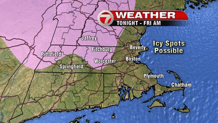 BriEggers's tweet photo. Concern for ice tonight into early tomorrow, until 8am. Even if air temp reads 33-34° could be at 32° on surface https://t.co/JjuQGjEbof