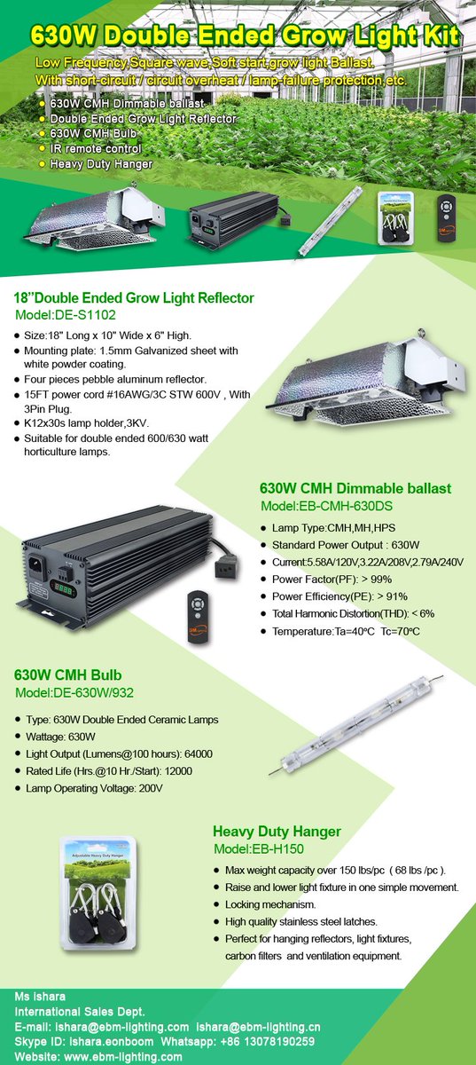 ishara520's tweet photo. @AlphaHydroponic 630w CMH ballast,low frequency,square wave,soft start,well replace 1000w mh hps ballast in market,save energy 370w per hour https://t.co/eXthJ3Rtoy