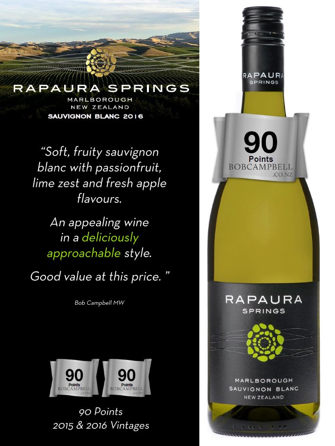 Rapaurasprings's tweet image. Deliciously approachable #nzwine #90points #herestotheweekend