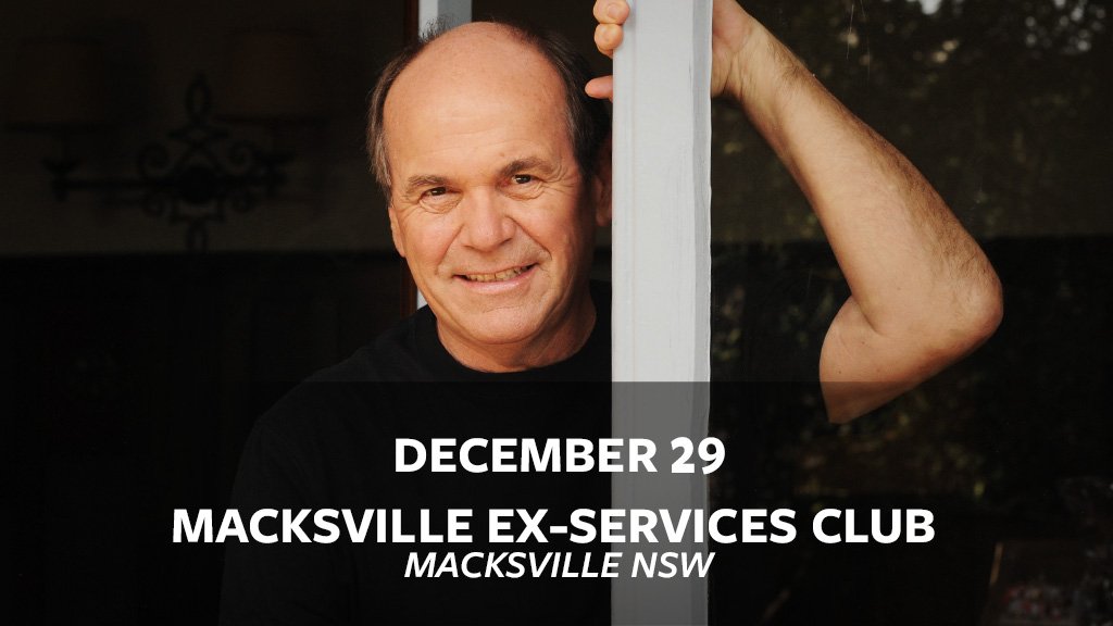 I'm heading to Macksville Ex-Services Club in the end of December for a show. TICKETS: bit.ly/GS-Macksville