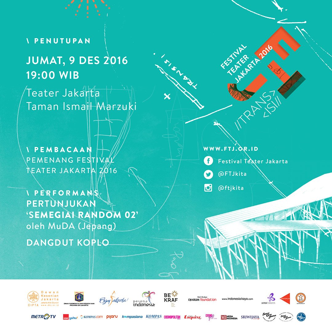 hypekompascom's tweet photo. Jangan ketinggalan! #FTJ2016 akan segera ditutup. Mari datang ke sana! | 9 Des'16 | 7PM | Info lengkap: @FTJkita, https://t.co/Ozj6tb5a2p https://t.co/Mm4fqoIUee