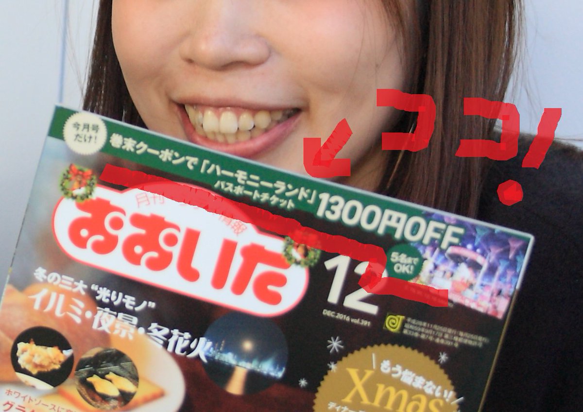 【拡散希望】「シティ情報おおいた」12月号は、週末のイルミネーション営業が神ってるハーモニーランドの1300円OFFクーポン（5名までOKで1月末まで使える）付き！ いつもは買わないキミもコンビニ・書店に急げ！