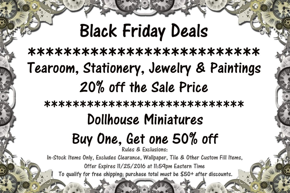 Kristyn_E_Start's tweet photo. #BlackFriday #Deals at #StudioKES #Artisan #Organic #Tea, #Stationery, #Jewelry, #Paintings &amp; #DollhouseMiniatures
https://t.co/ubSUO2SxGl https://t.co/d6WgUsAJ2H