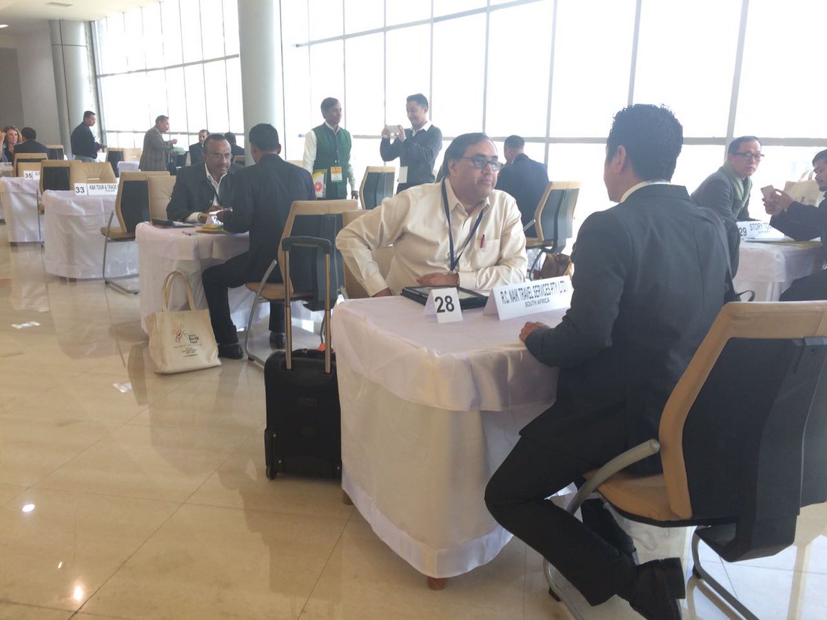 incredibleindia's tweet photo. #ITM2016 HAPPENING NOW: B2B meetings #Manipur https://t.co/rB0NknsAJK